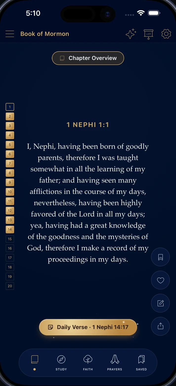 Nephi Plates on a phone